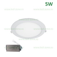 SPOTURI LED DE SIGURANTA - Reduceri Spot LED 5W Rotund STELLAR Alb Emergenta  Promotie